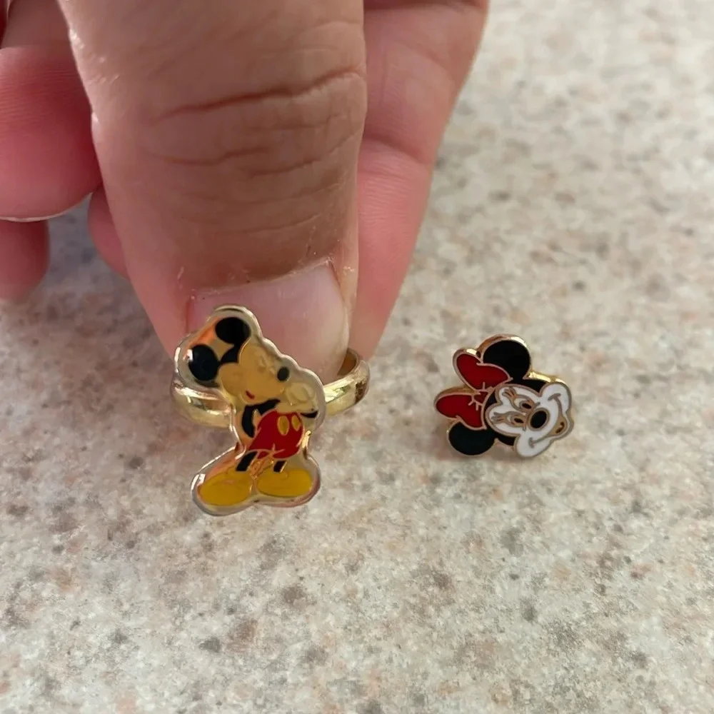 Disney Mickey Mouse child’s ring/Minnie Mouse pin lot. - Picture 1 of 5